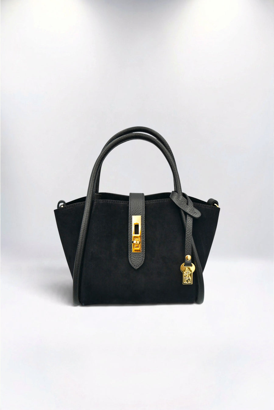 Anya Italian Suede Midnight Black