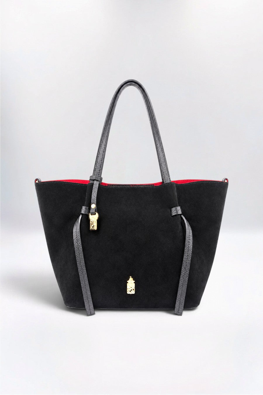 Simona Italian Suede Midnight Black