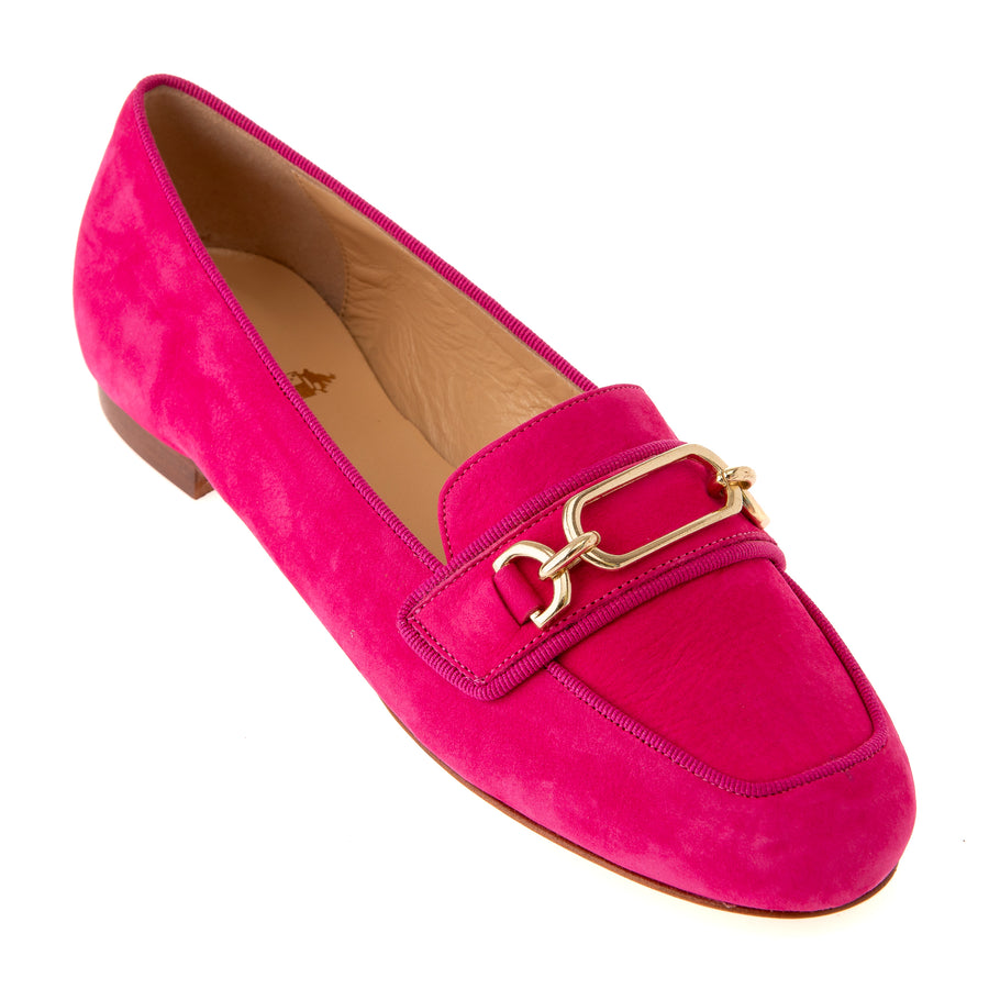 Osaka Fucshia Snaffle Loafer
