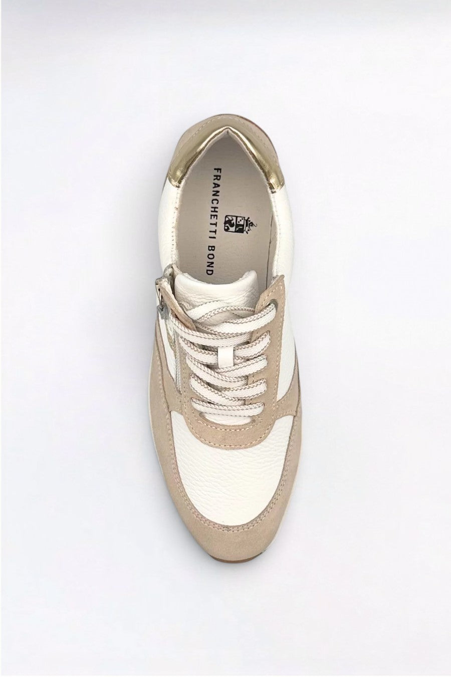 Ana Trainer Timeless Taupe Leather