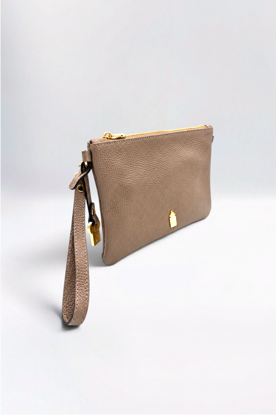 Priya Italian Leather Winter Taupe