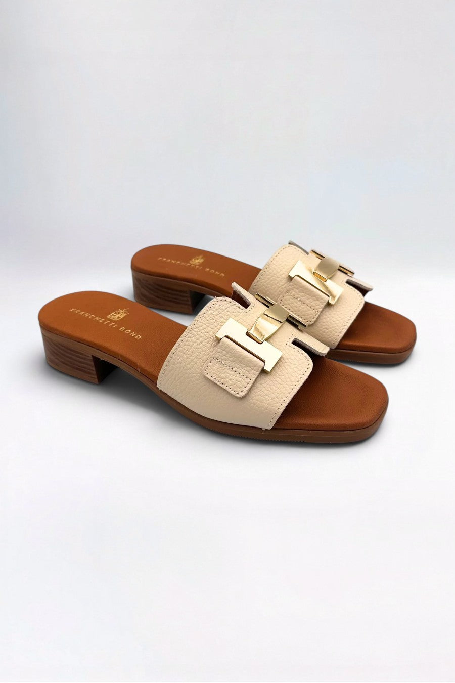 Daisy Snaffle Slider Soft Cream Leather