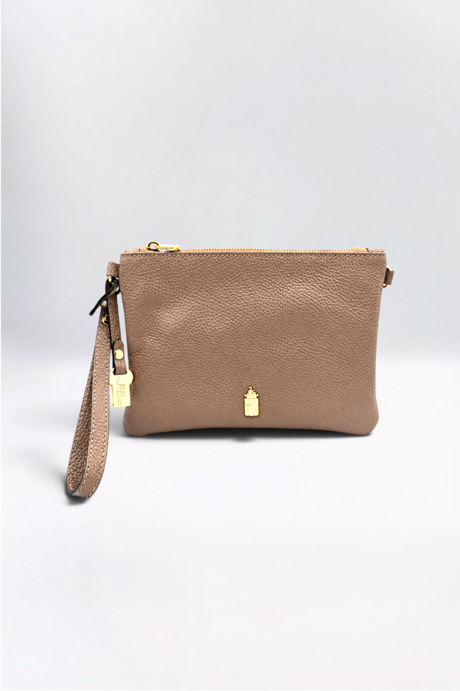 Priya Italian Leather Winter Taupe