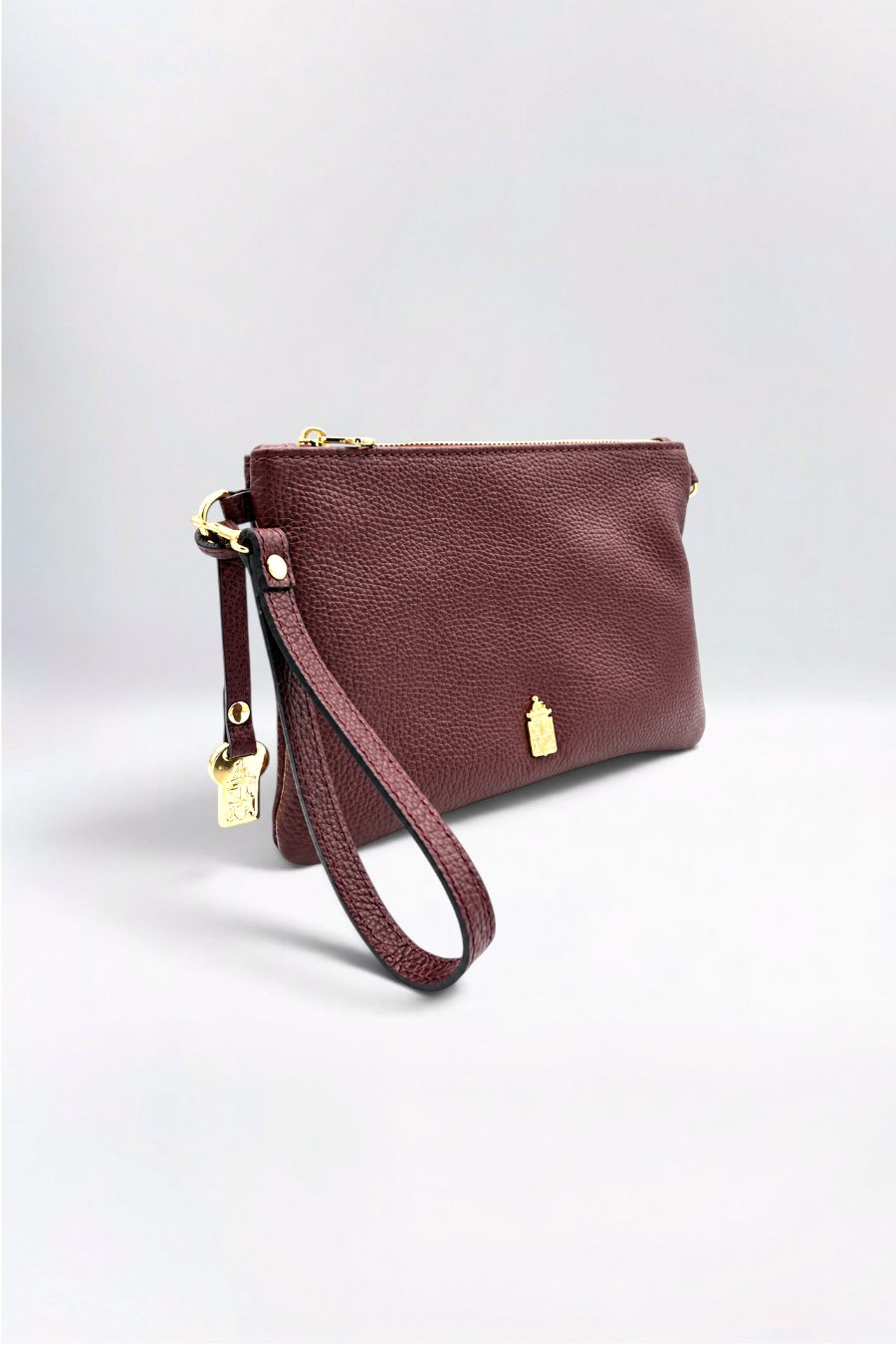 Priya Italian Leather Beautiful Burgundy
