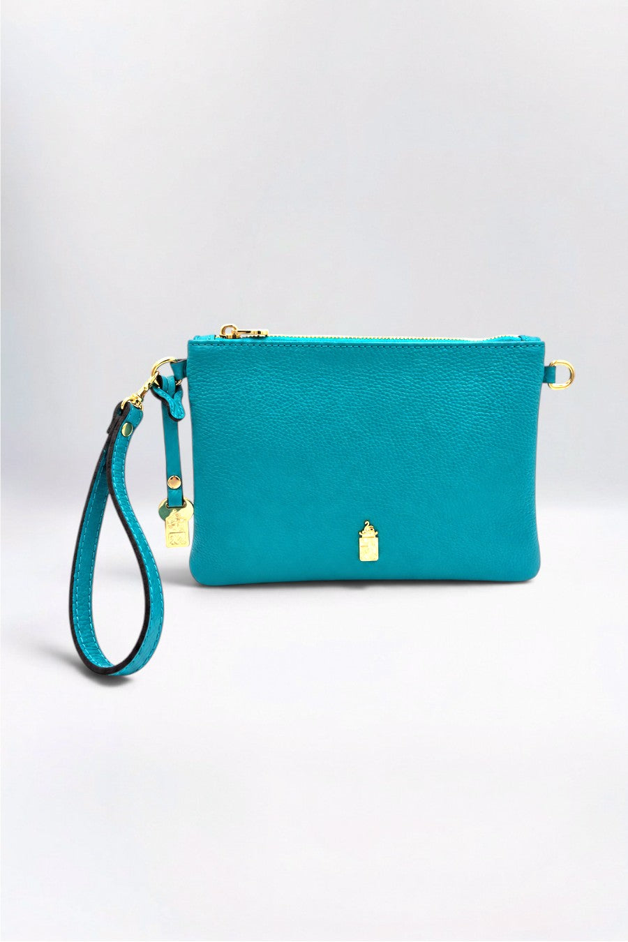Priya Italian Leather Deep Teal