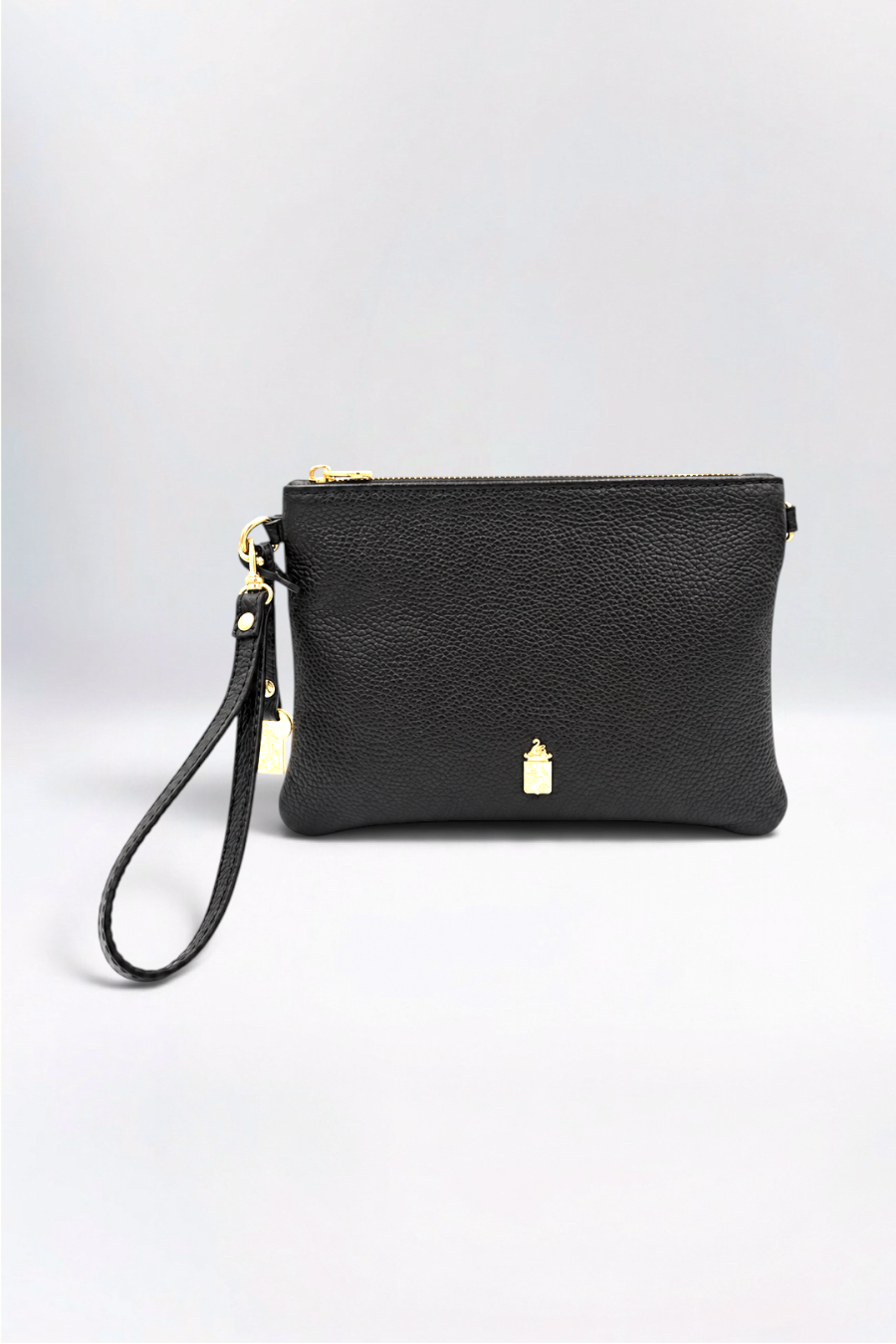 Priya Italian Leather Midnight Black