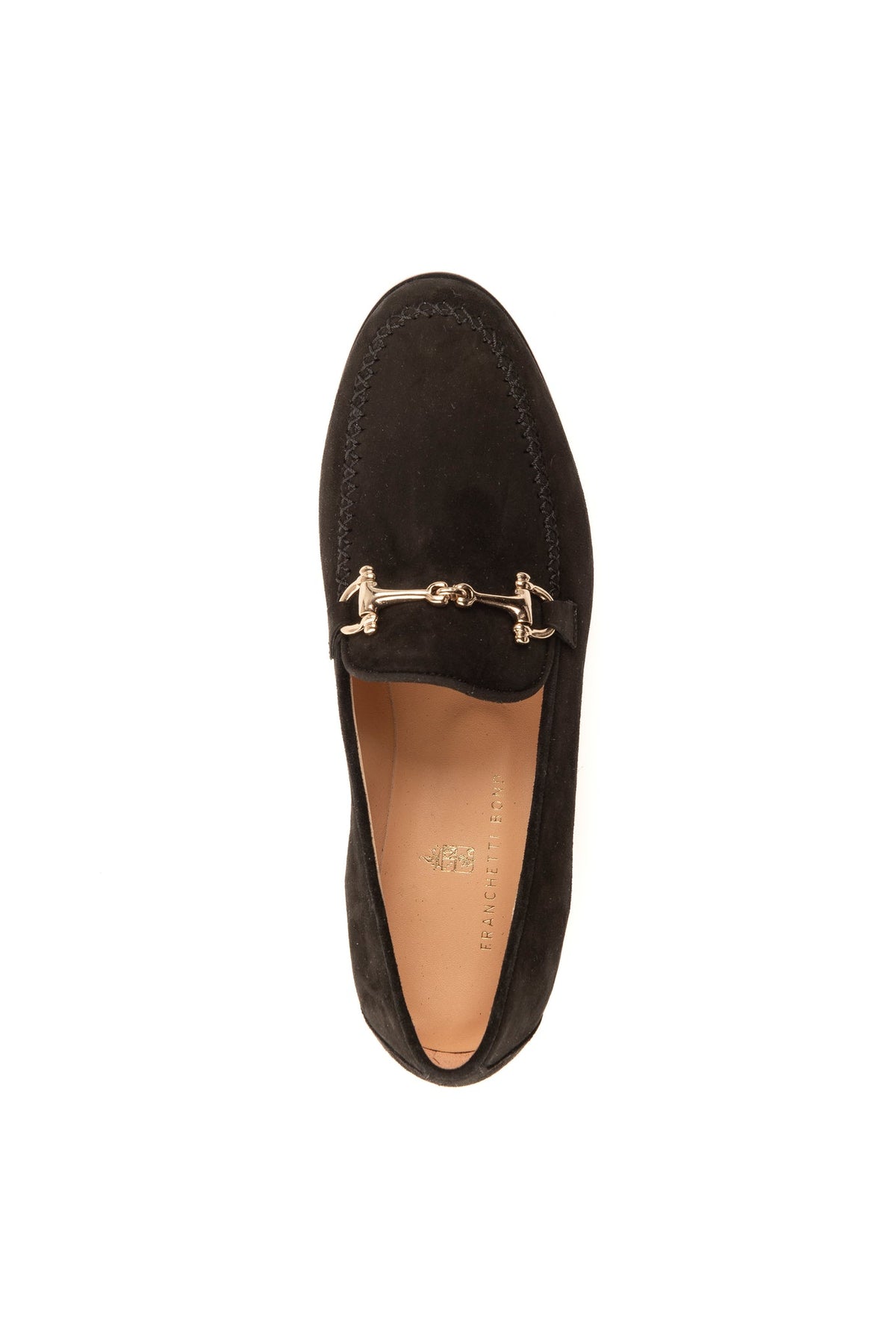 Holly Black Suede Snaffle Loafer