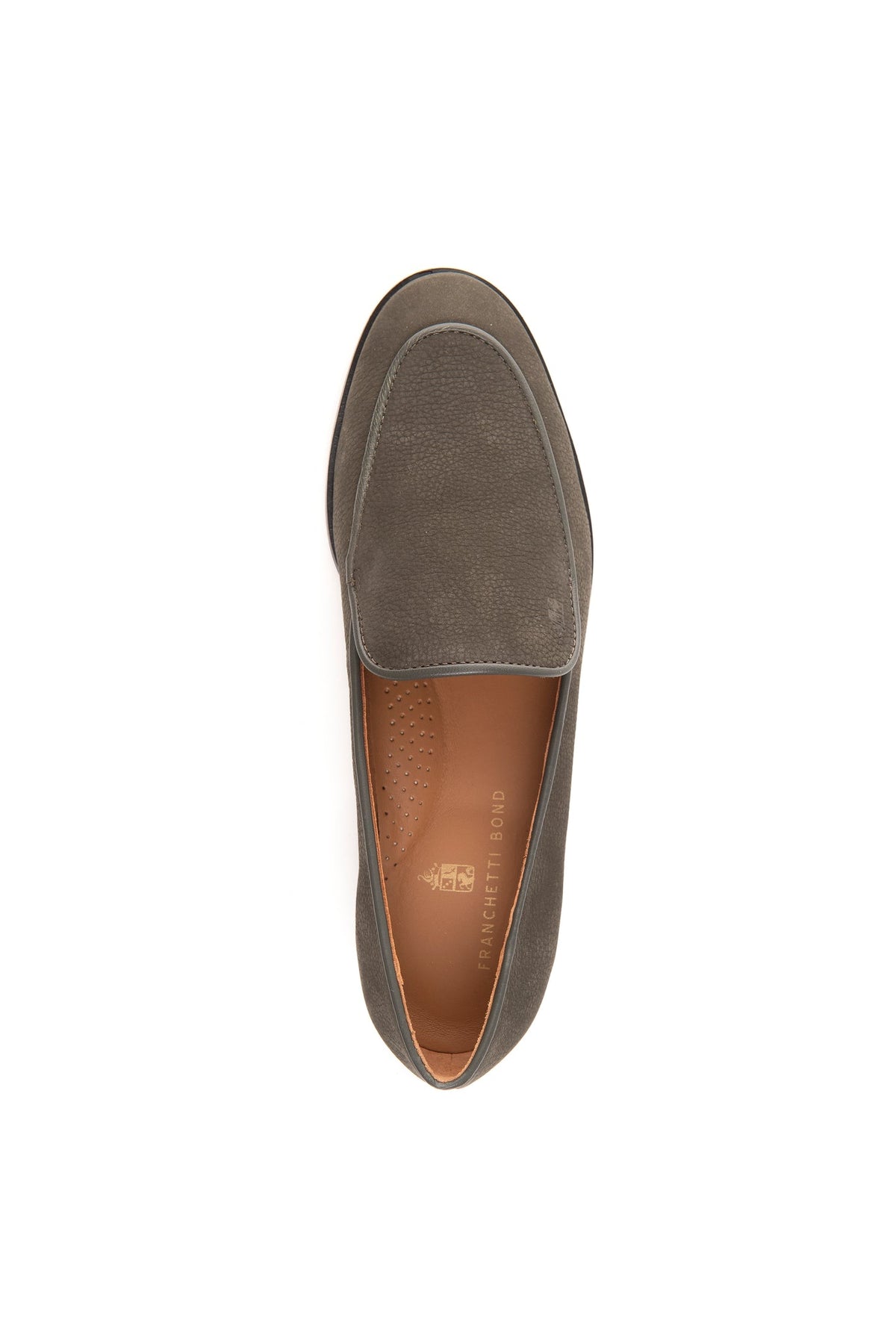 Estelle Olive Green Suede Loafer