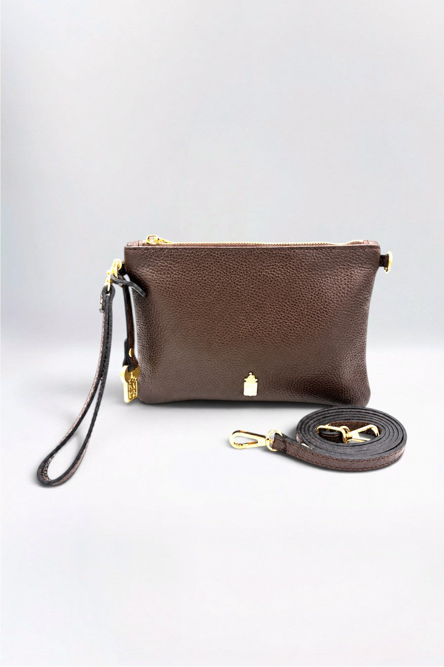 Priya Italian Leather Rich Chocolate