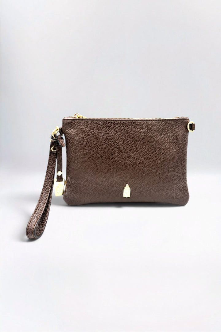 Priya Italian Leather Rich Chocolate
