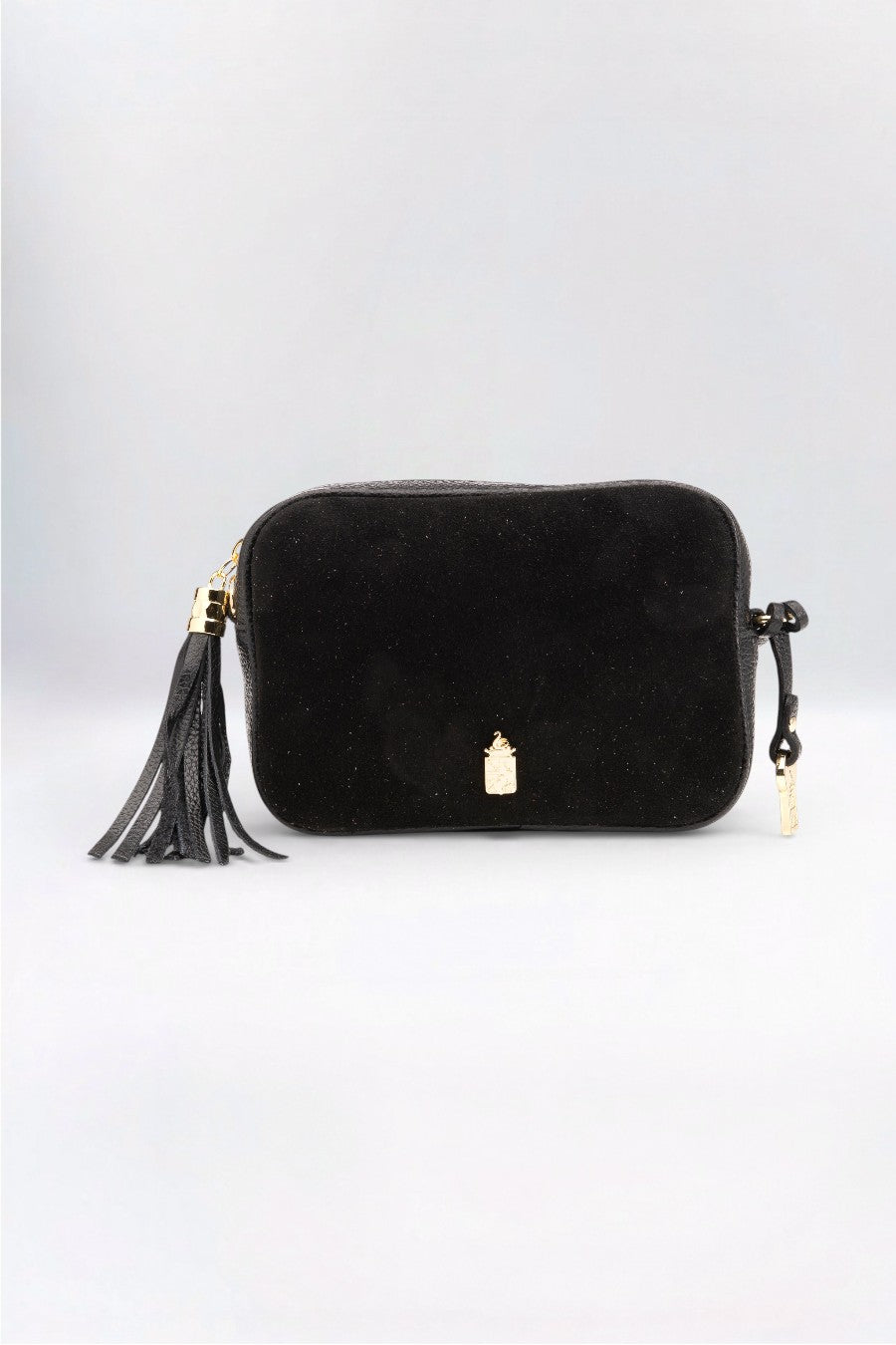 Caz Italian Leather & Suede Midnight Black