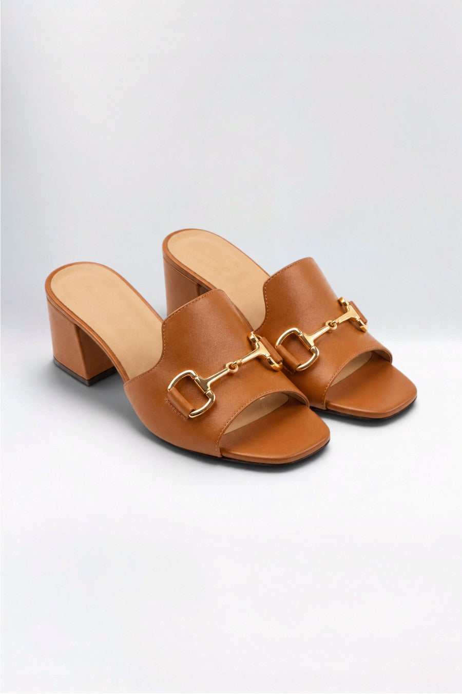 Tara  Snaffle Mule Toasted Tan Leather