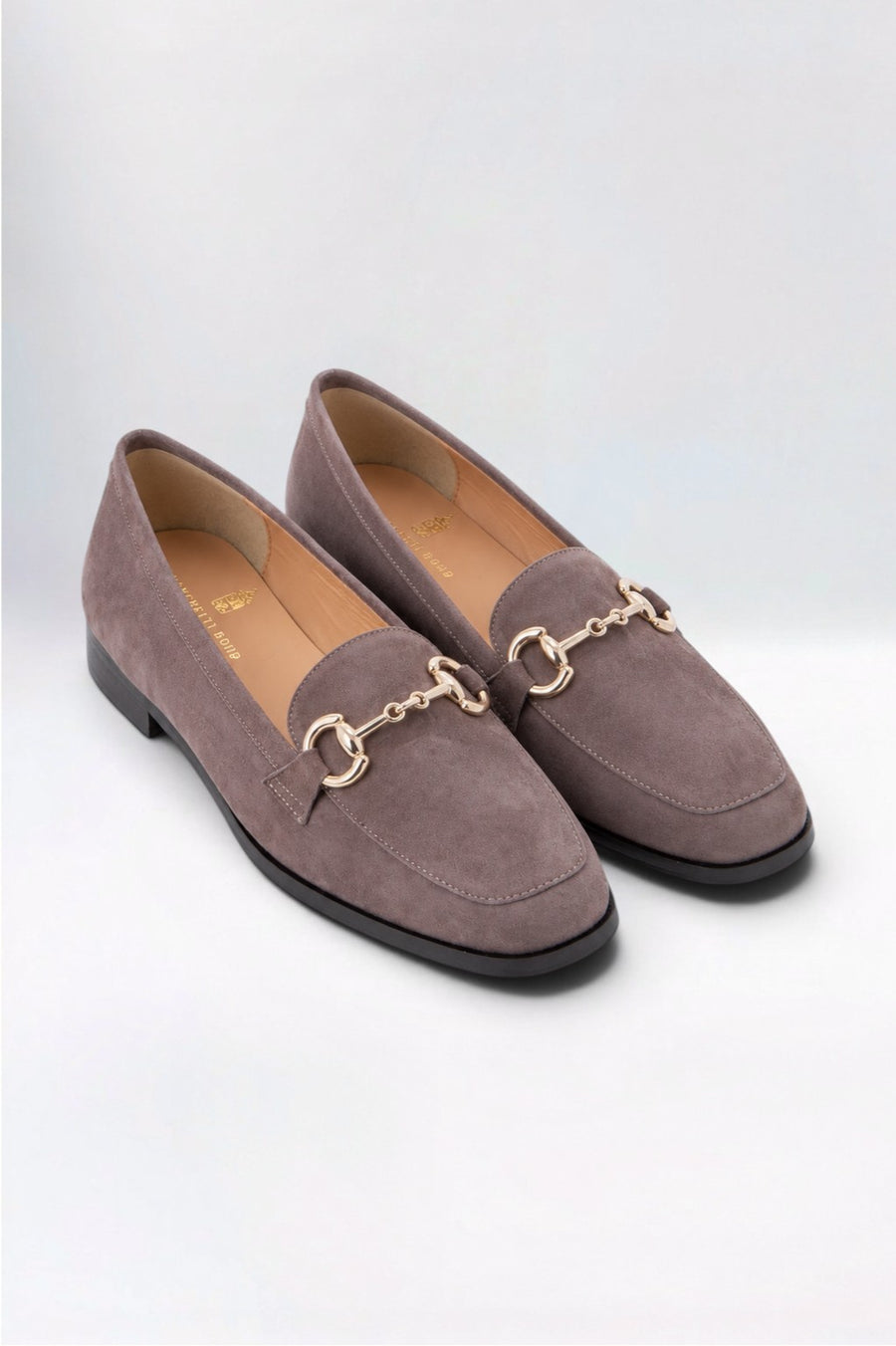 Roma Italian Suede Dark Taupe