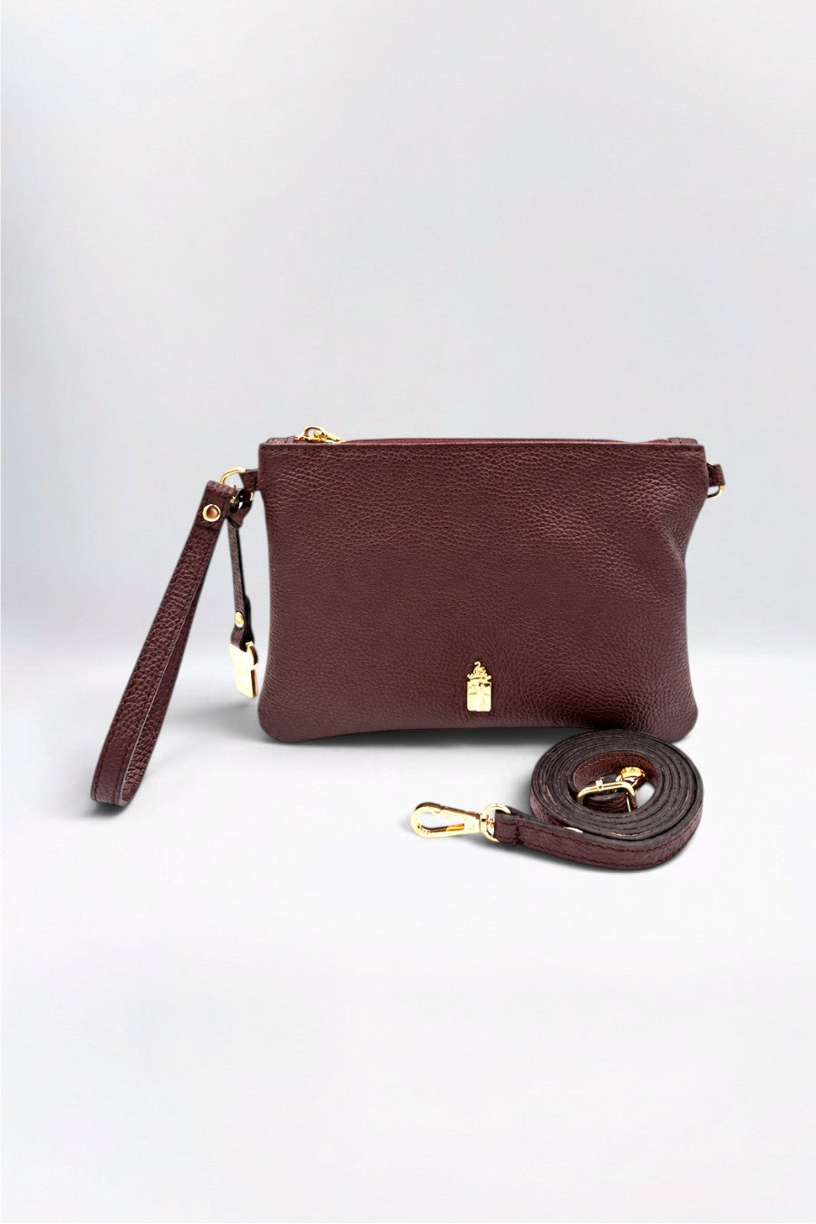 Priya Italian Leather Beautiful Burgundy