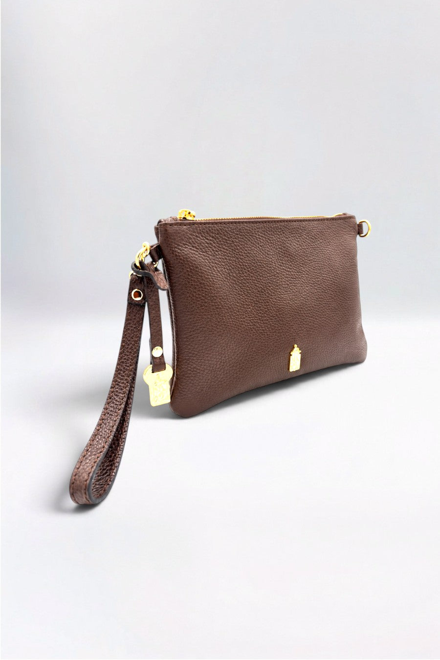 Priya Italian Leather Rich Chocolate