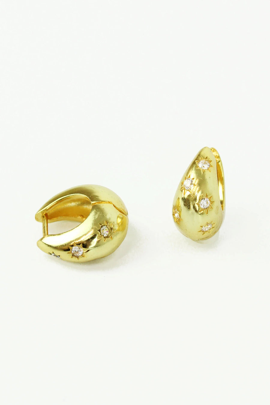 Gold Chunky Hoop Earrings