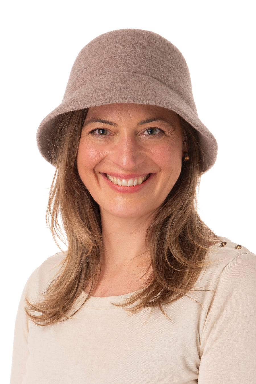 Ofelia Mocha Cloche Hat