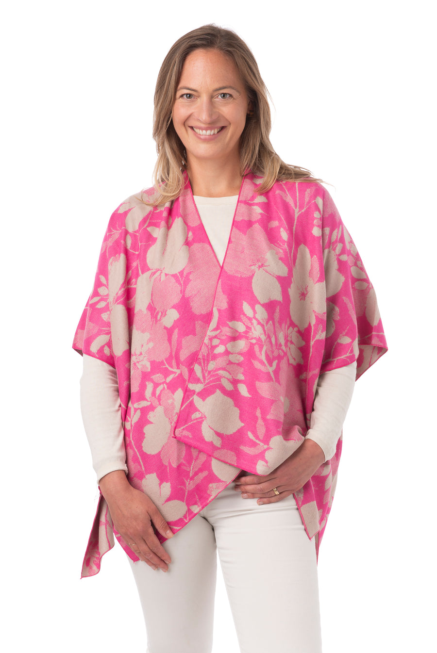 Angelica Fuchsia Floral Print Jacket