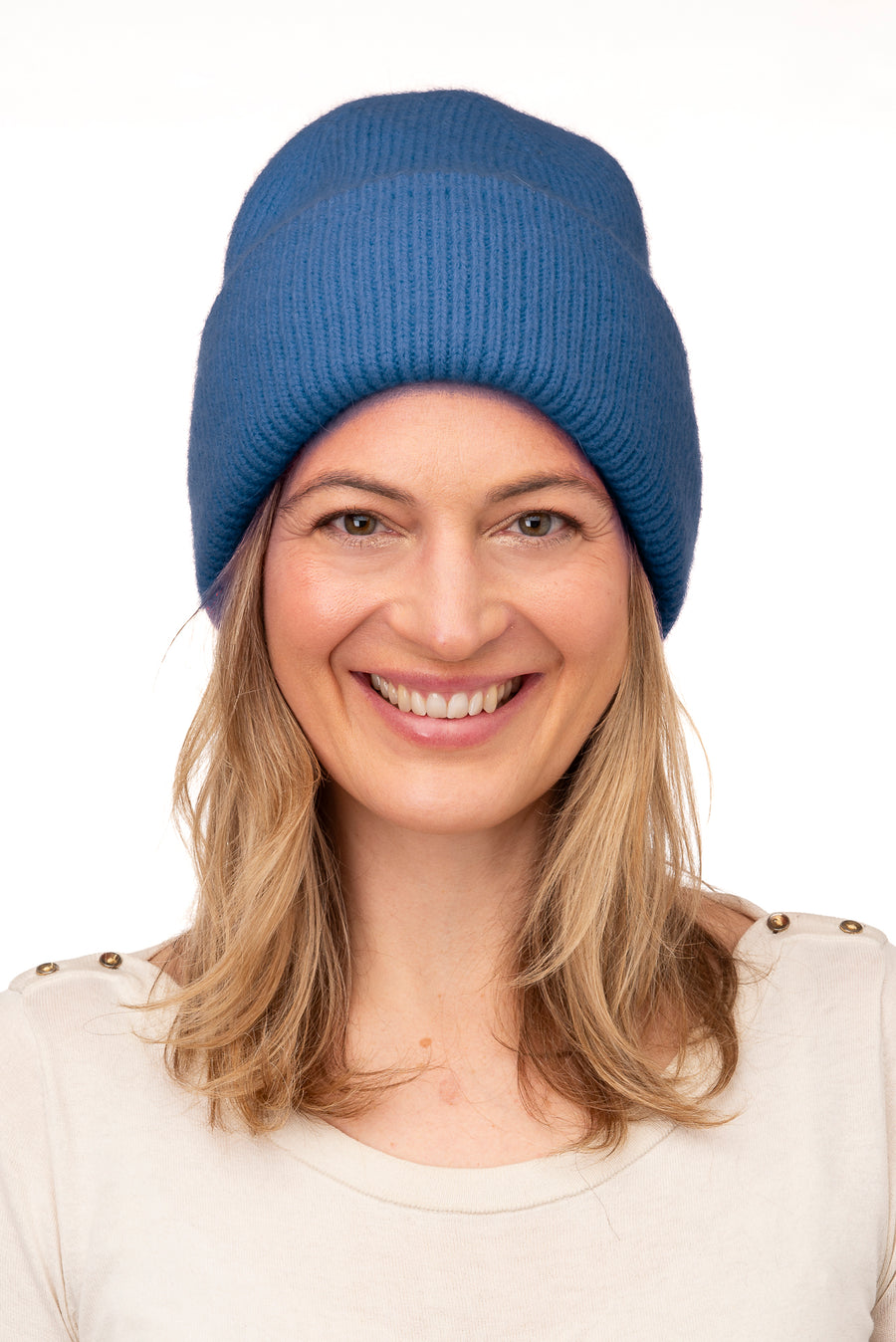 Graziella Denim Blue Beanie