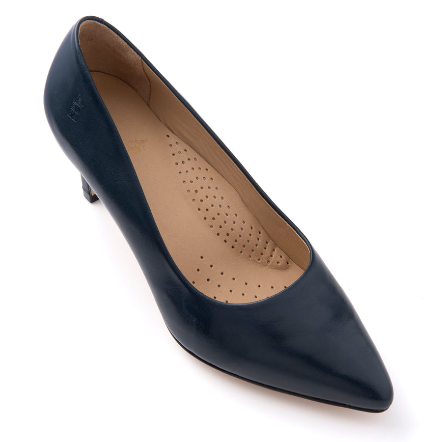 Julie Navy Classic Court Shoe