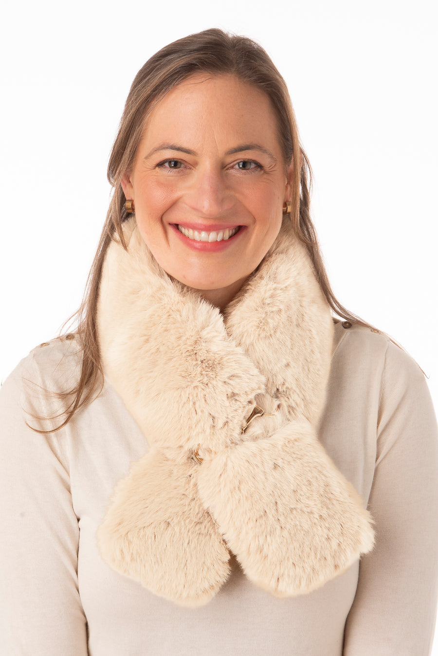 Aria Beige Tippet With Snaffle