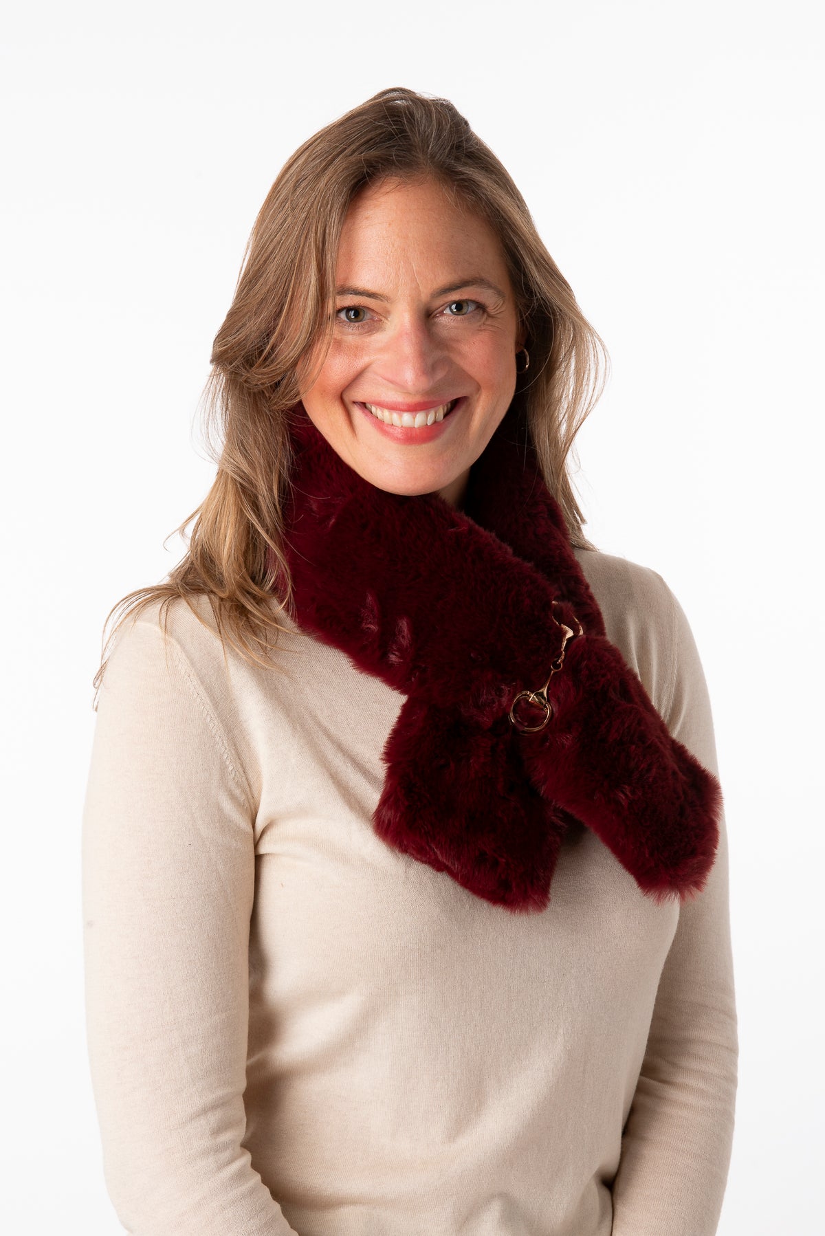 Aria Burgundy Tippet With Snaffle