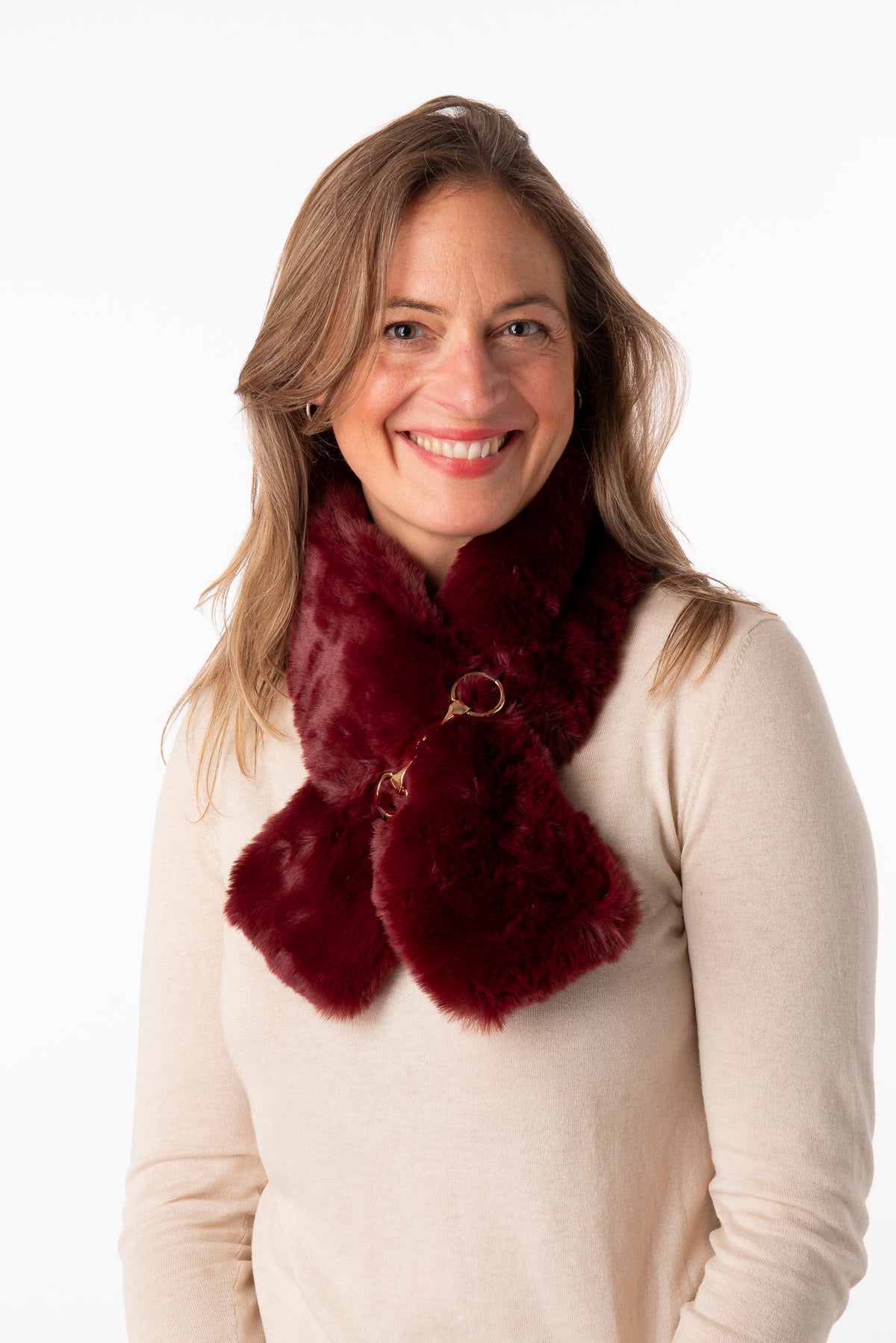 Aria Burgundy Tippet With Snaffle