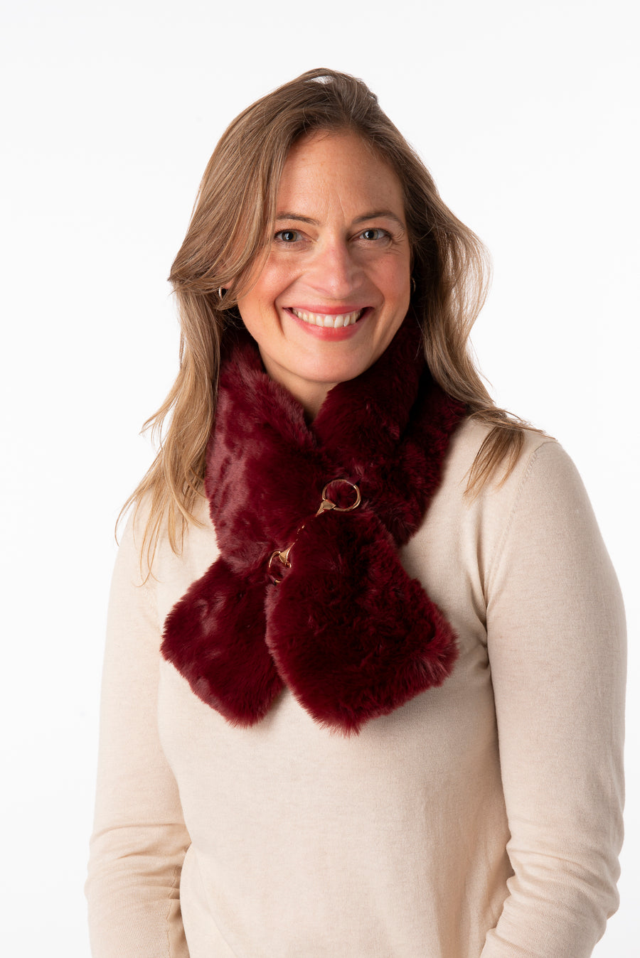 Aria Burgundy Tippet With Snaffle
