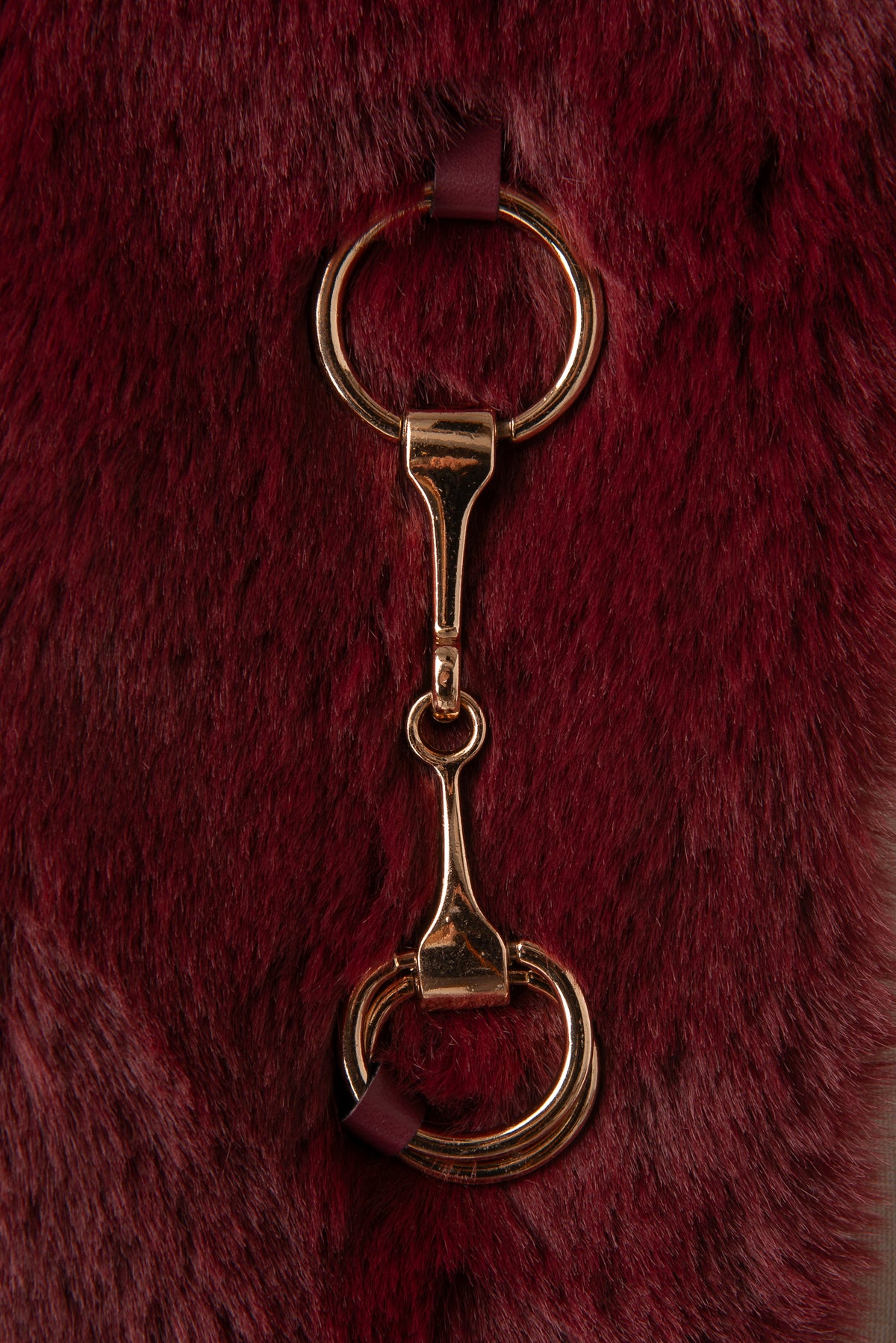 Aria Burgundy Tippet With Snaffle