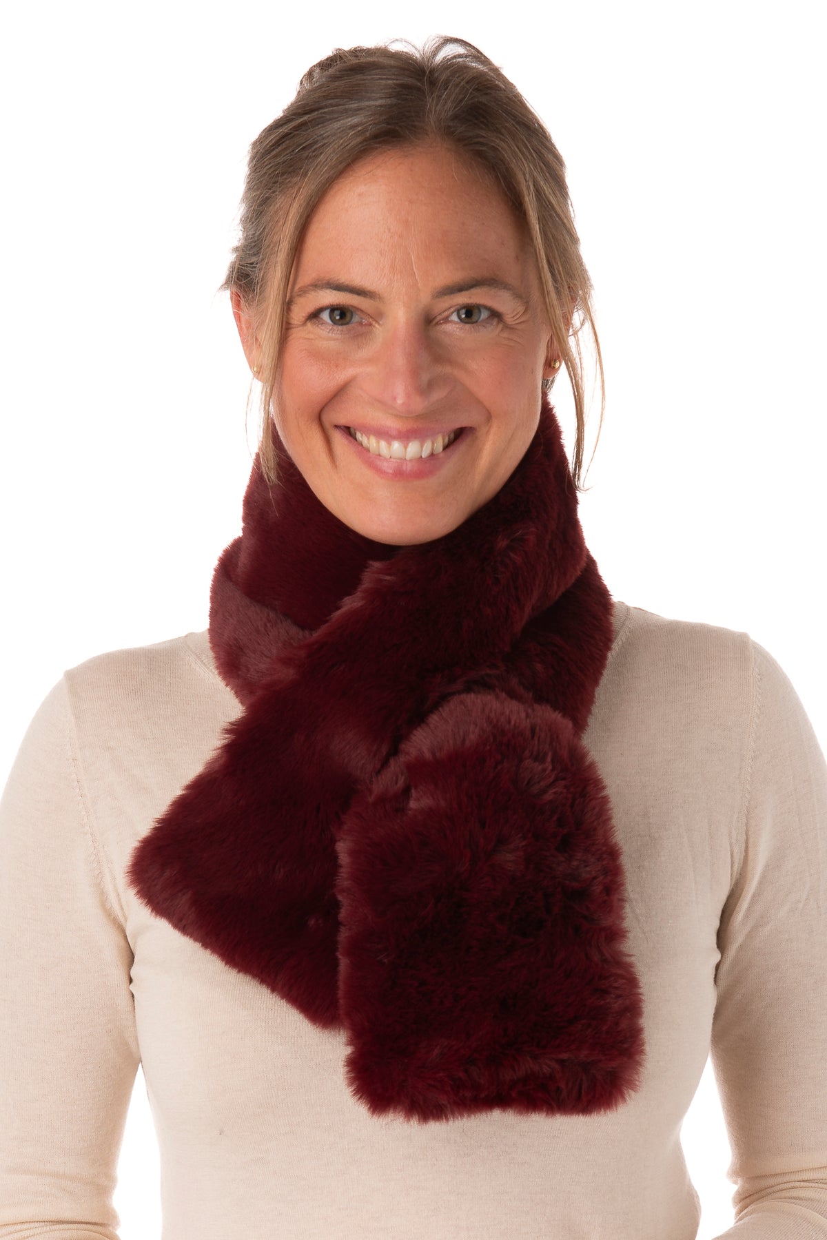 Fiori Burgundy Tippet