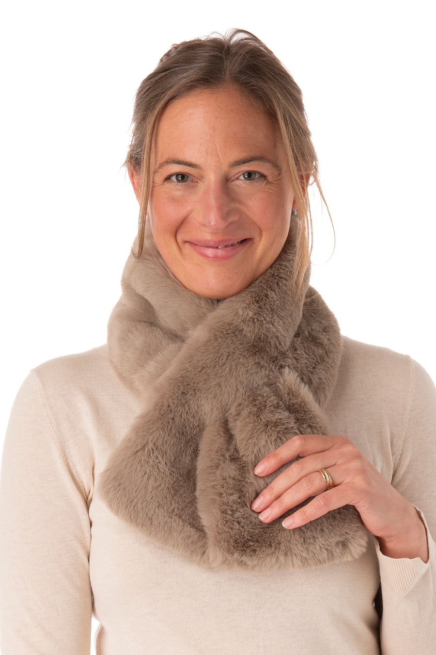 Fiori Mocha Tippet