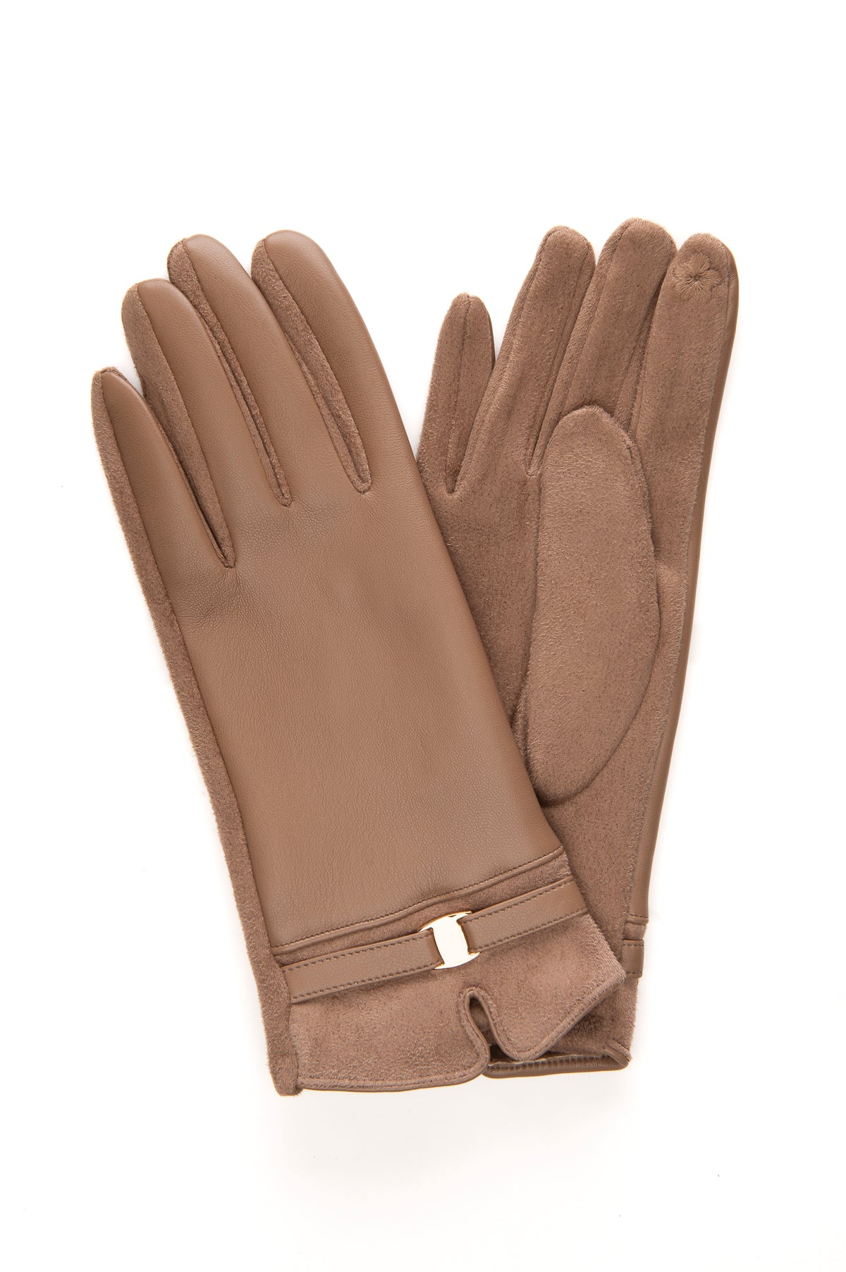 Marisa Mocha Faux Leather Glove