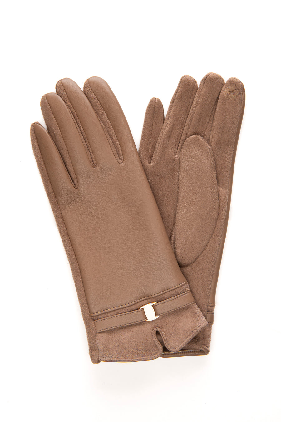 Marisa Mocha Faux Leather Glove