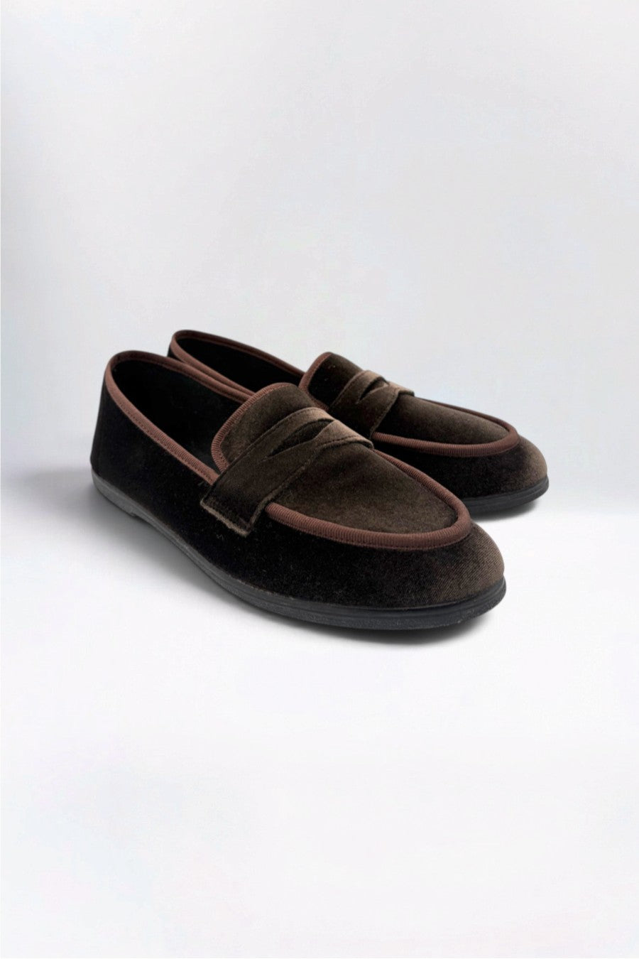 Macy Velvet Slipper Classic Chocolate