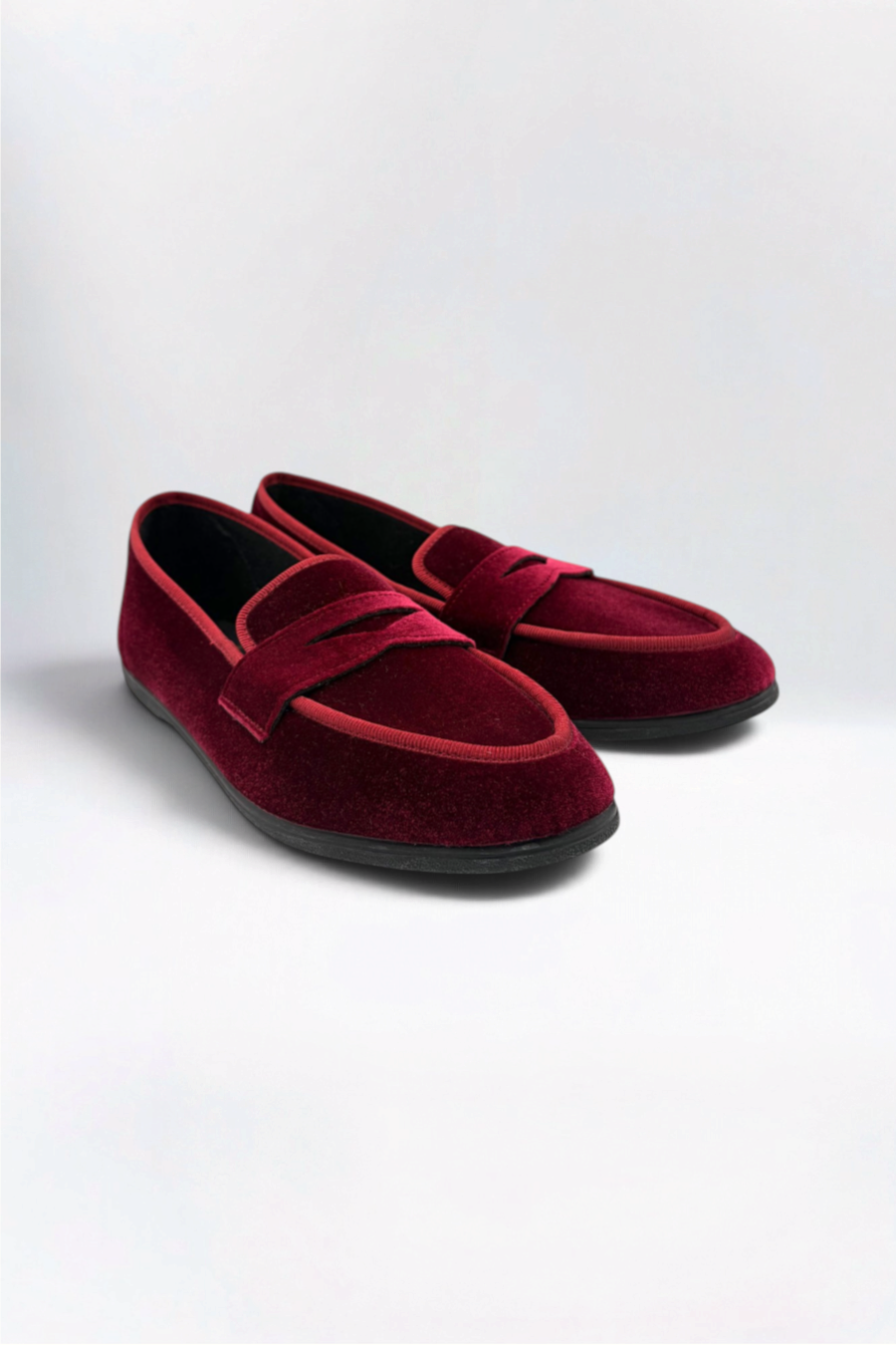 Macy Velvet Slipper Beautiful Burgundy
