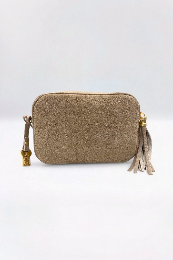 Caz  Italian Leather & Suede Light Taupe