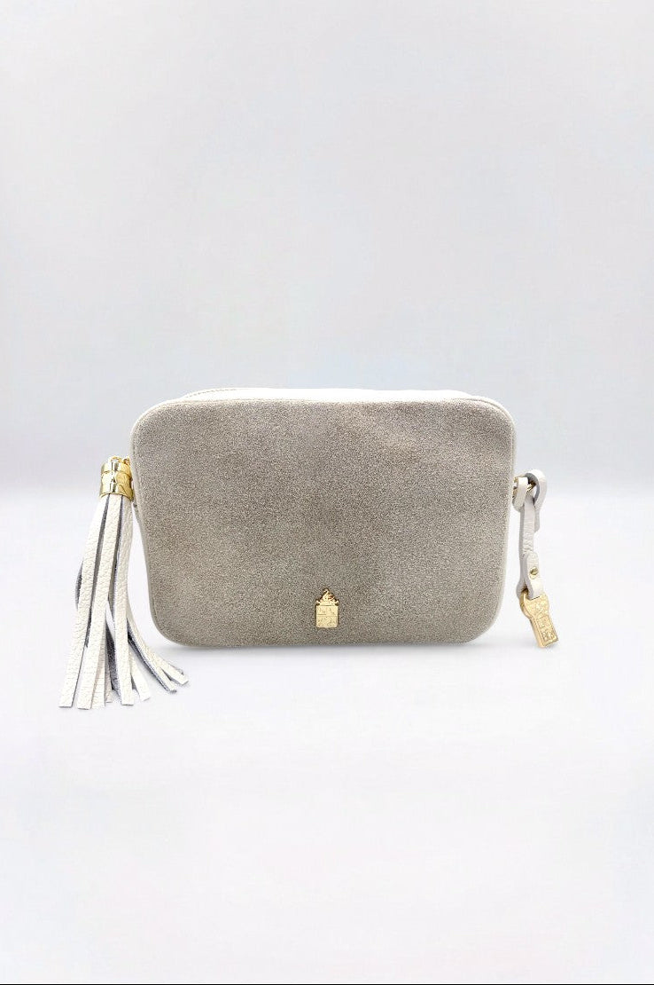 Caz  Italian Leather & Suede Classic Cream