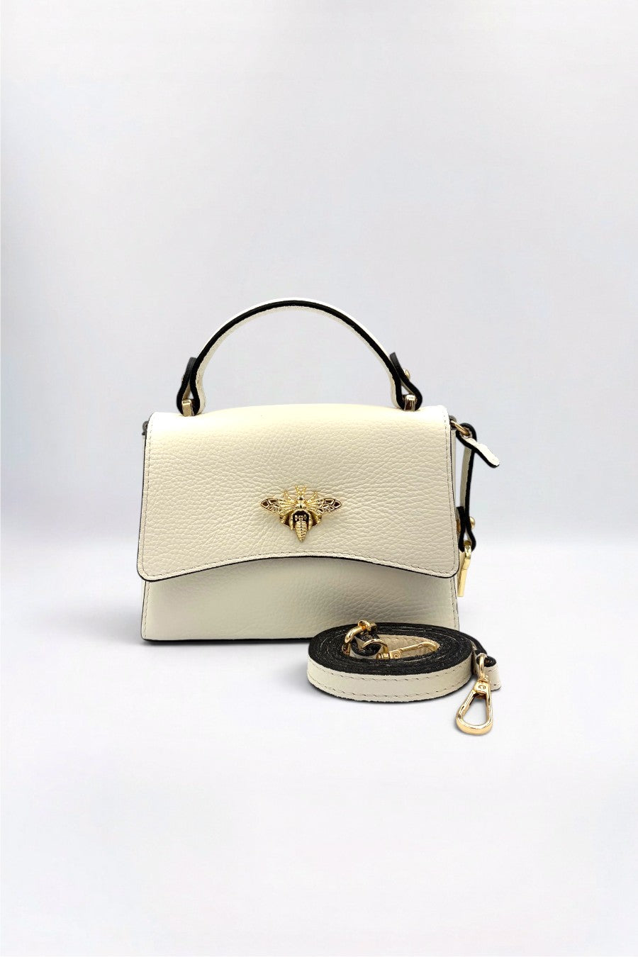 Bee Italian Leather Classic Cream