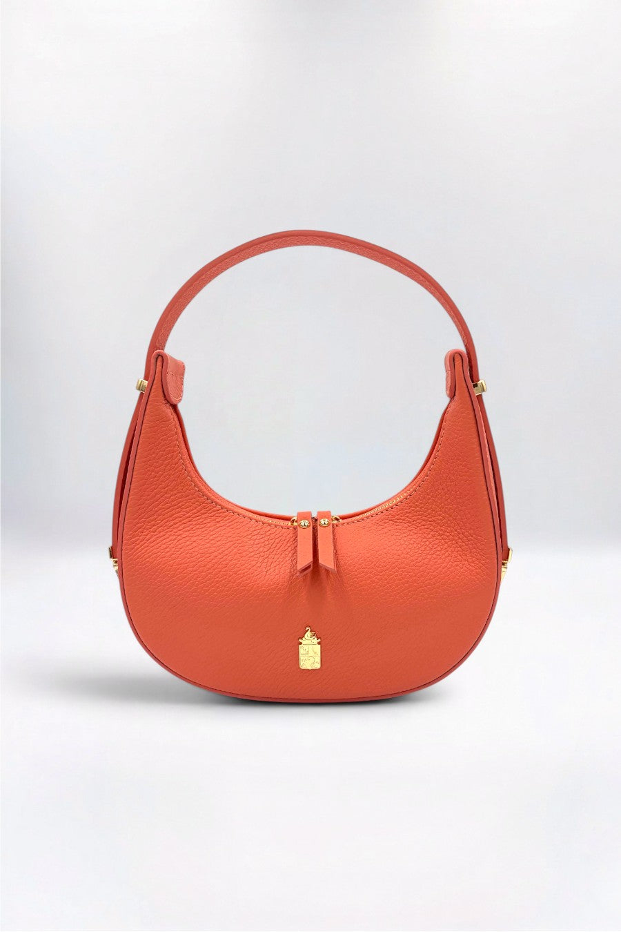 Nives Italian Leather Coral Pink