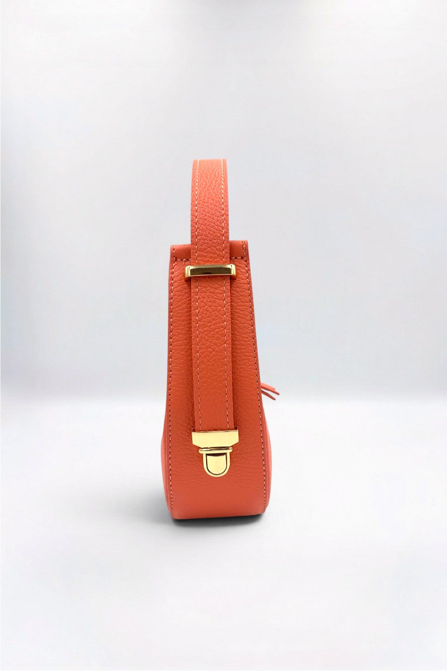 Nives Italian Leather Coral Pink