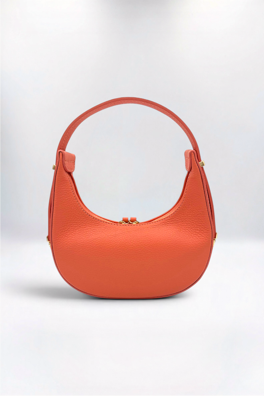 Nives Italian Leather Coral Pink