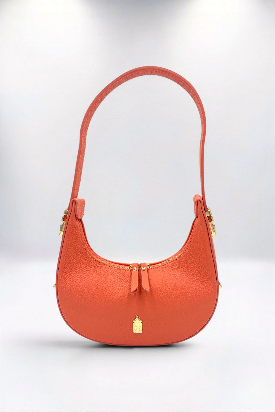 Nives Italian Leather Coral Pink