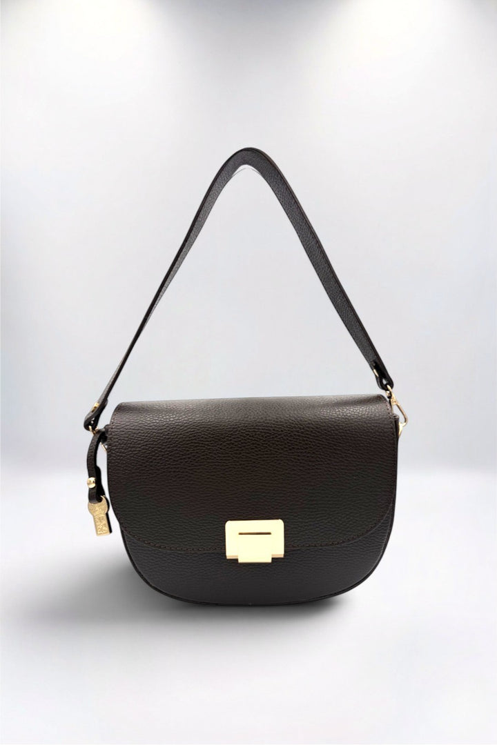 Valentina Italian Leather Classic Chocolate
