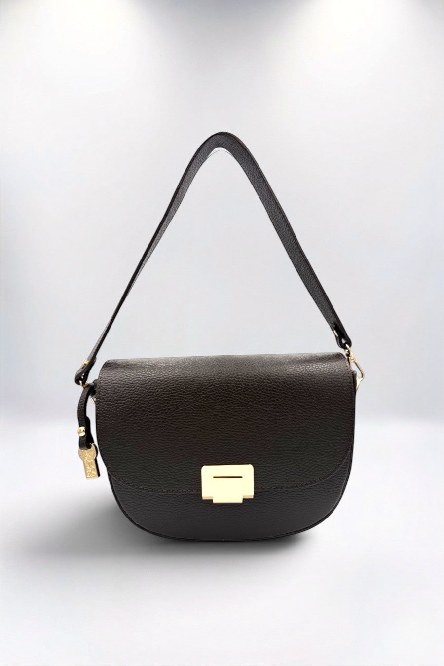 Valentina Italian Leather Classic Chocolate