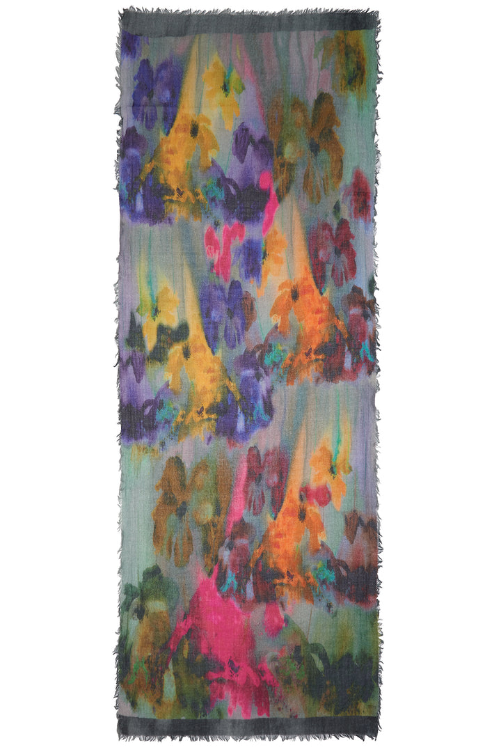 Sitges Patterned Wool Scarf