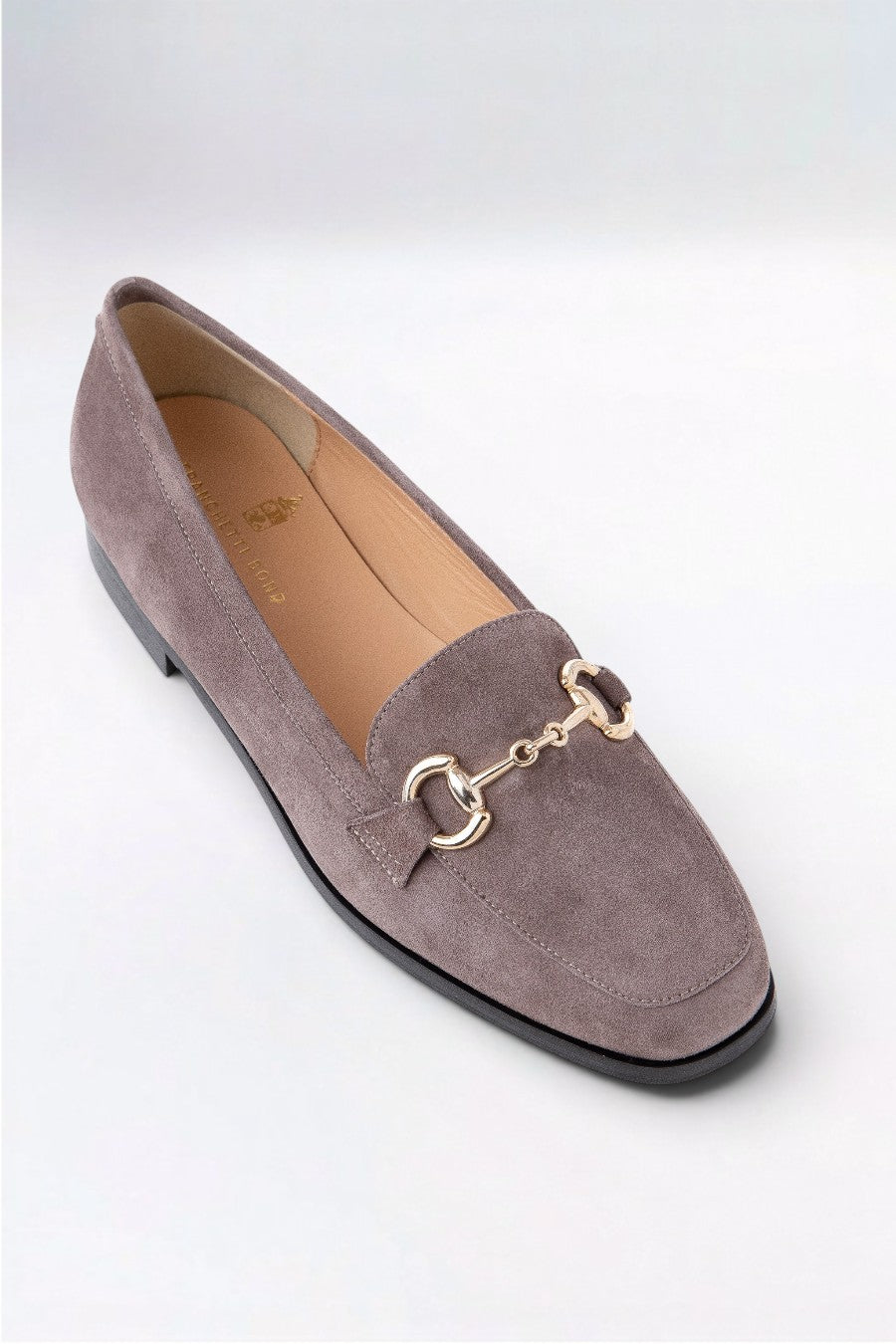 Roma Italian Suede Dark Taupe