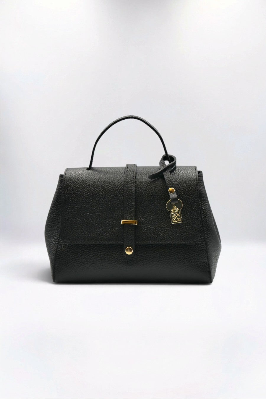 Liza Italian Leather Midnight Black