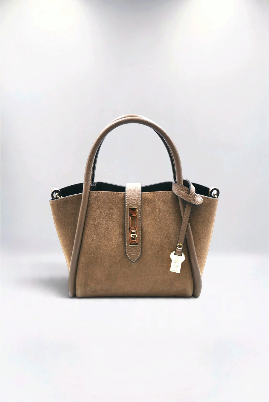 Anya Italian Suede Winter Taupe