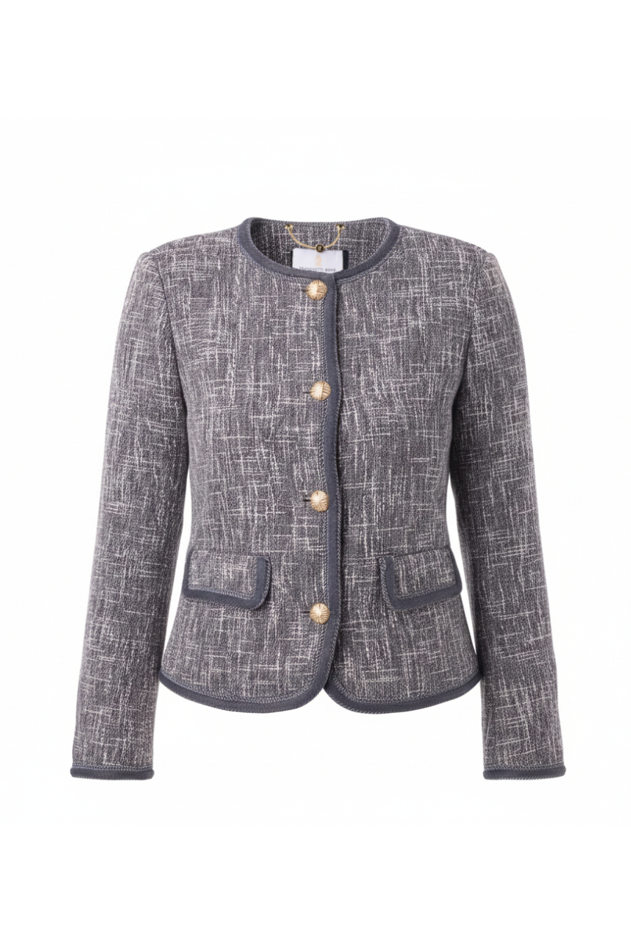 Milana Navy Weave Jacket
