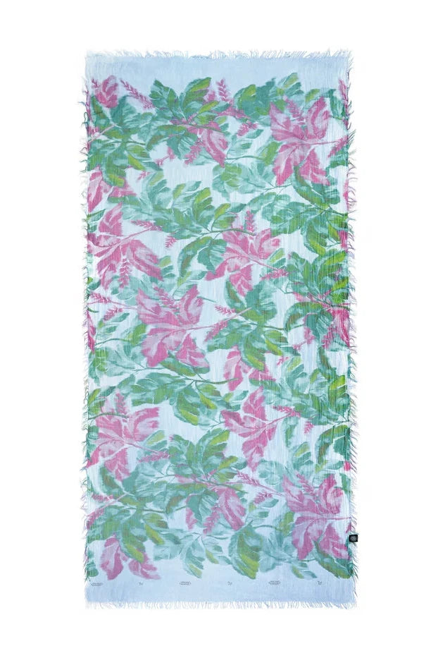 Boldini Bamboo Scarf Azzurro Blue